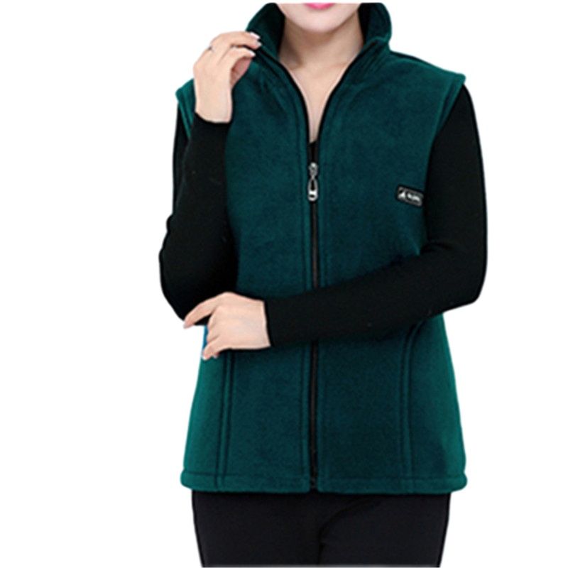 Ropa de otoño 5XL para mujer, chaleco Polar, chaqueta coreana sin mangas para mujer, chaleco holgado con cremallera, chaleco cálido informal para mujer, Top 2780
