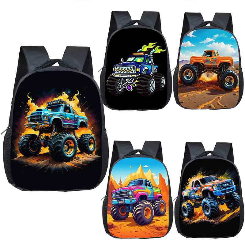12 Zoll coole Cartoon Hai LKW Kind Rucksäcke Sattel auflieger LKW Schult aschen Jungen Mädchen Bücher taschen Kinder Kleinkind Taschen Geschenk