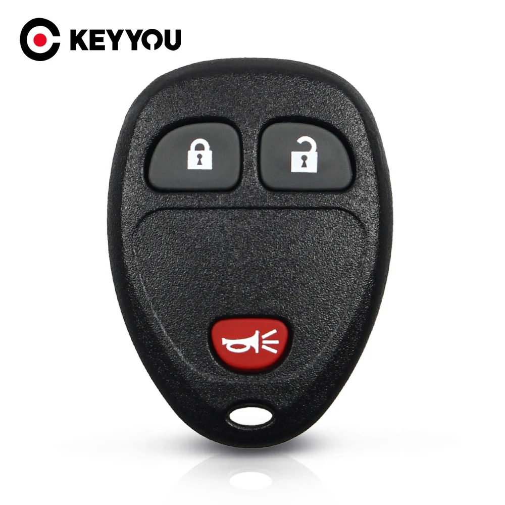 KEYYOU 3/4/5 кнопки без чипа пустой пульт дистанционного управления 2 + 1 чехол для ключа паники чехол для Buick Hummer H3 GMC для Chevrolet Colorado Isuzu