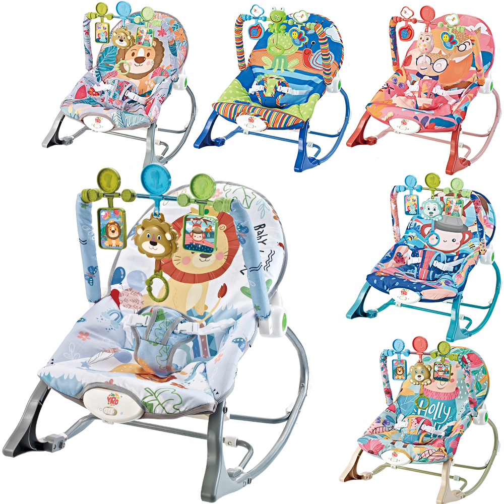 Baby Electric Rocking Chair Cradle Multifunctional Toys with Music Vibration Newborn Cradle Bed Sleep Shaker Fit 0-2 Years Old