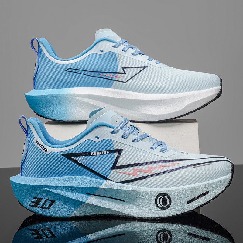 Scarpe da Corsa per Uomo con Piastra in Carbonio, Specializzate per Maratona, Traspiranti e Leggere, Sneakers Atletiche Comode per Donna
