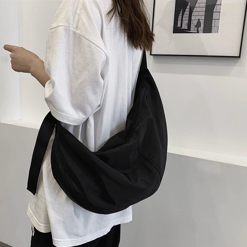 Oxford Stoff Knödel Tasche für Frauen, trend ige und coole Paar, Lazy Style Umhängetasche große Kapazität Student Class Umhängetasche