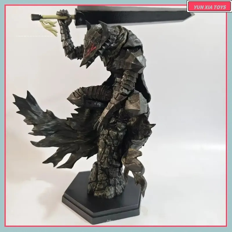 Berserk Guts 23 см в доспехах, японская классика, аниме-фигурка, модель Gk, коллекция статуй, украшение для рабочего стола, игрушки, подарки для мальчиков