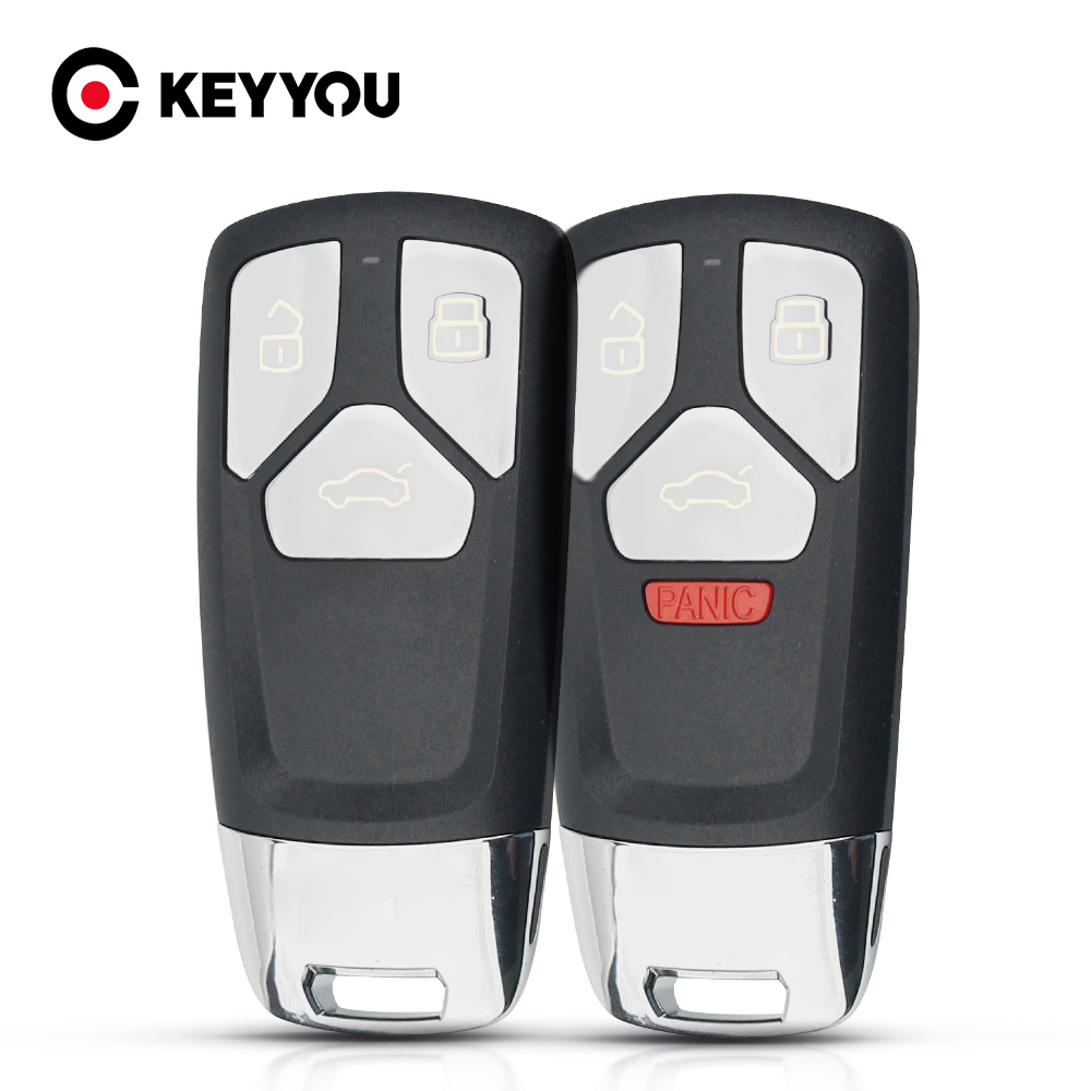 EllYYOU-Carte-clé télécommande intelligente à 3 boutons de remplacement, pour Audi A4 A4L A5 Q5 Q7 S4 S5 SQ7 TT 2016 2017, 2016-2018