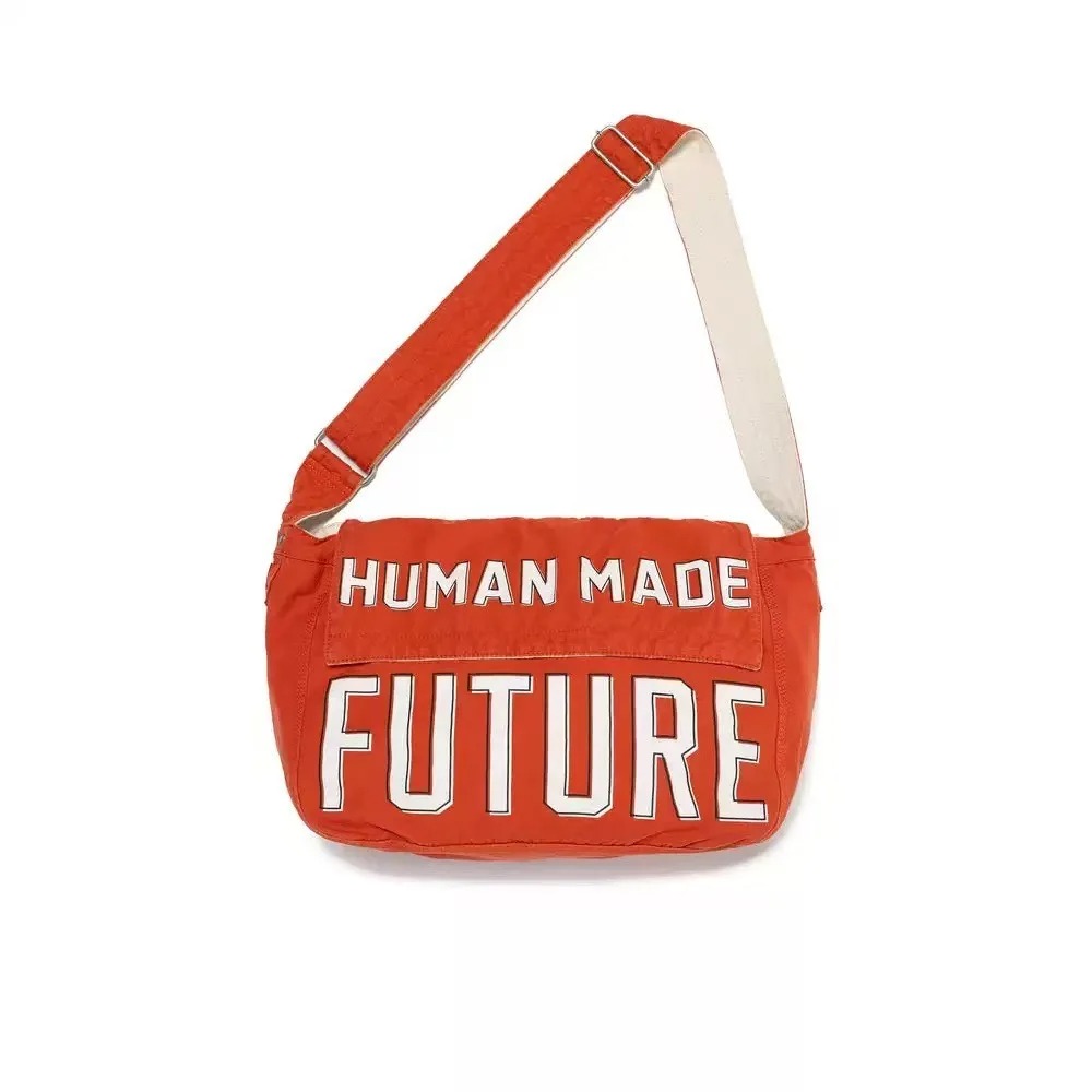 2026 Unisex Canvas Messenger Bag, Double-Sided Letter Crossbody, Versatile Lightweight for Commute & Street Style Activities