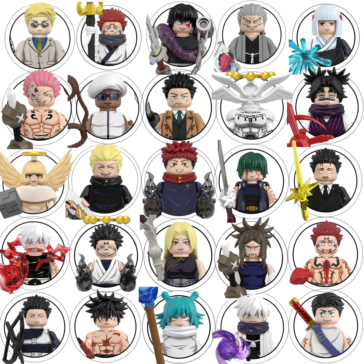 WM6202 WM6201 WM6200 WM6140 WM6139 Jujutsu Kaisen Строительные блоки Мини-фигурка Itadori Yuji Gojo Satoru Ryomen Подарки Игрушки