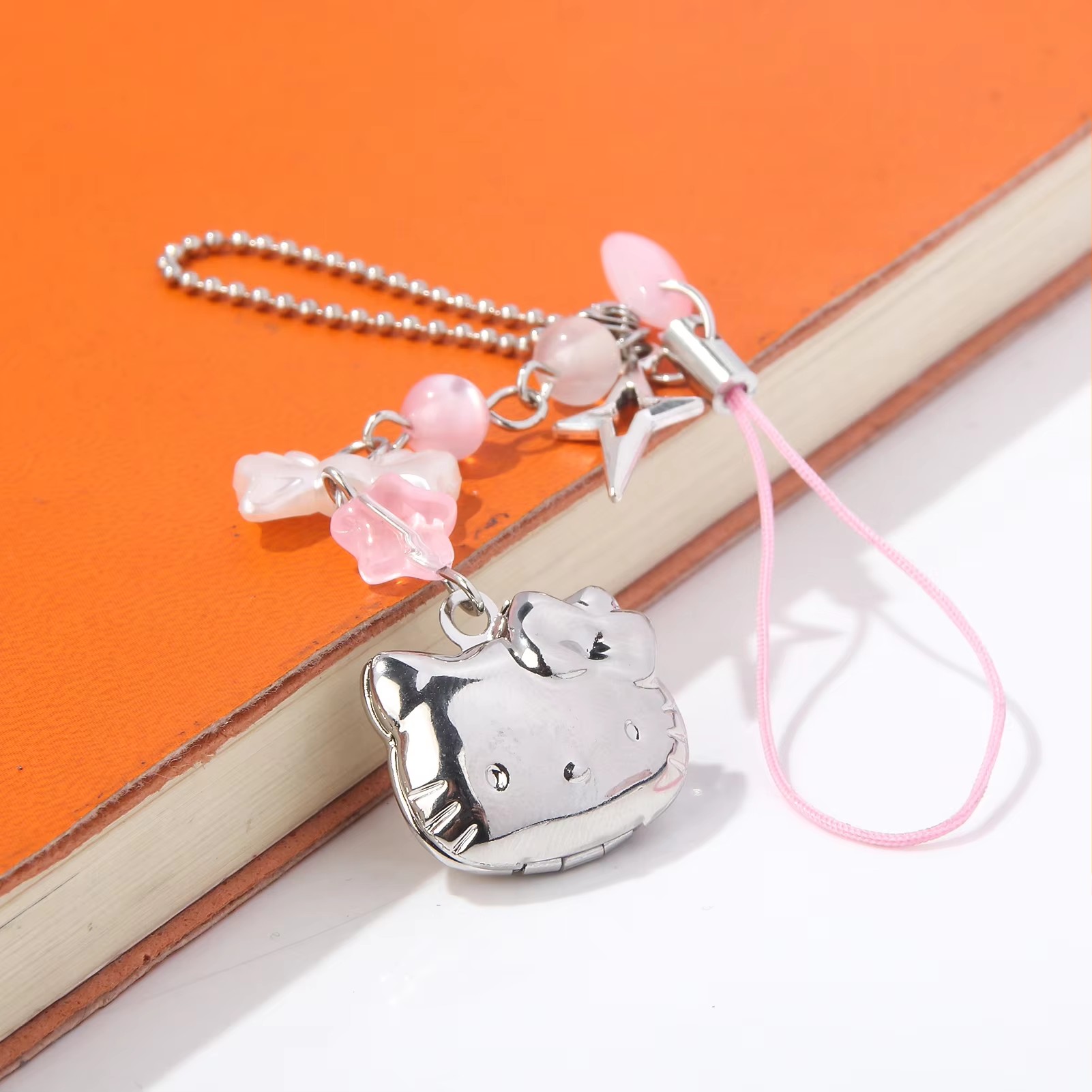 Anime sanrio olá kitty chaveiro saco telefone charme lolita goth bolsa decoração nostalgia