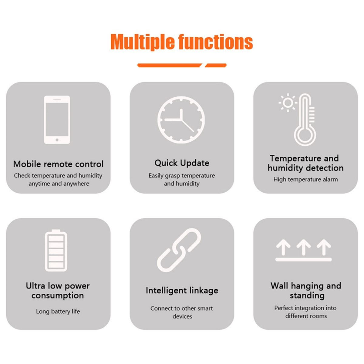 Mais novo sensor inteligente de temperatura e umidade Tuya ZigBee, higrômetro externo termômetro mini temperatura Humi