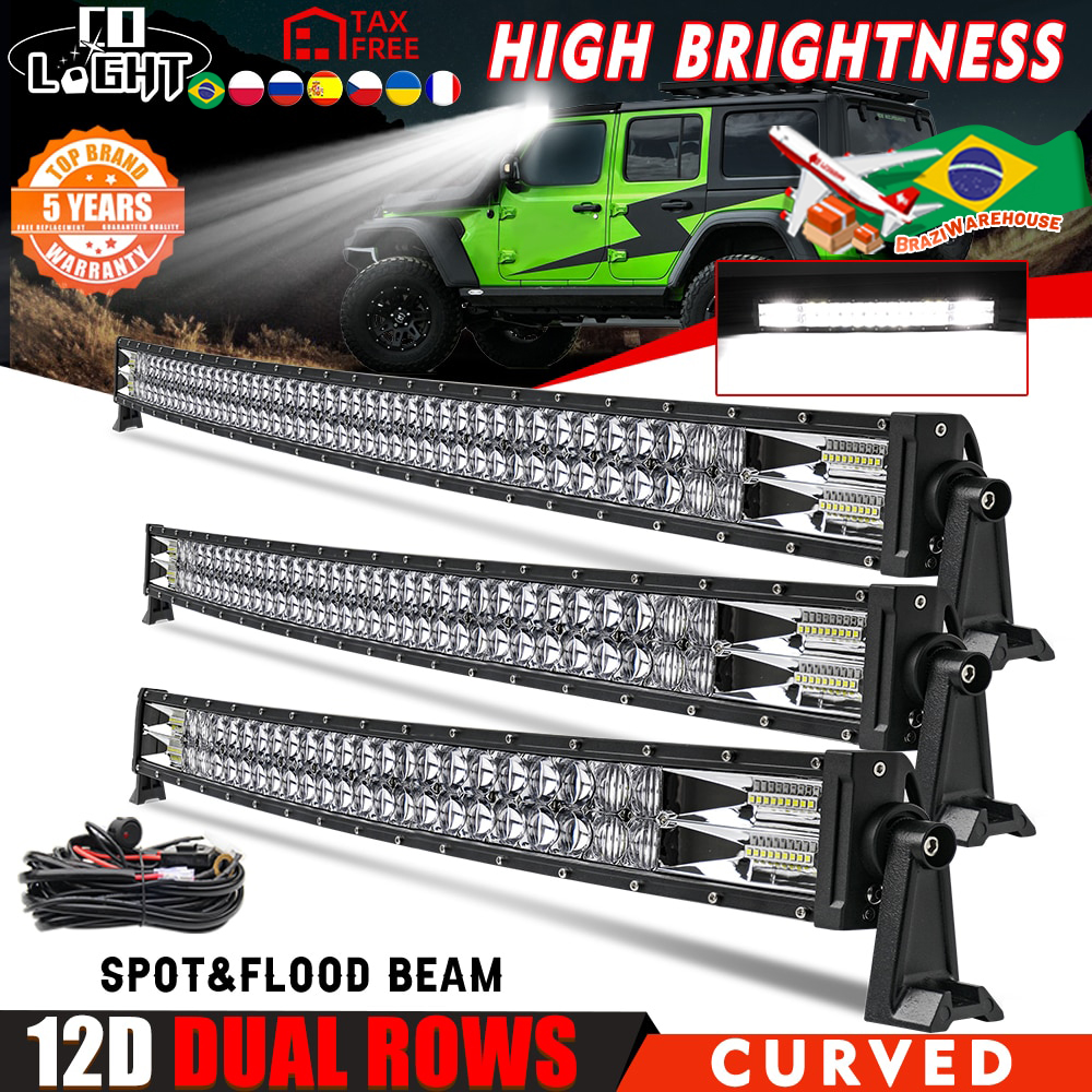 CO LICHT 22 "32" 42 "52" inch Led Lichtbalk Werklamp 12D 420 W 620 W 820 W 1020 W 2-Rij 4x4 Truck ATV Auto Offroad Rijden Lig