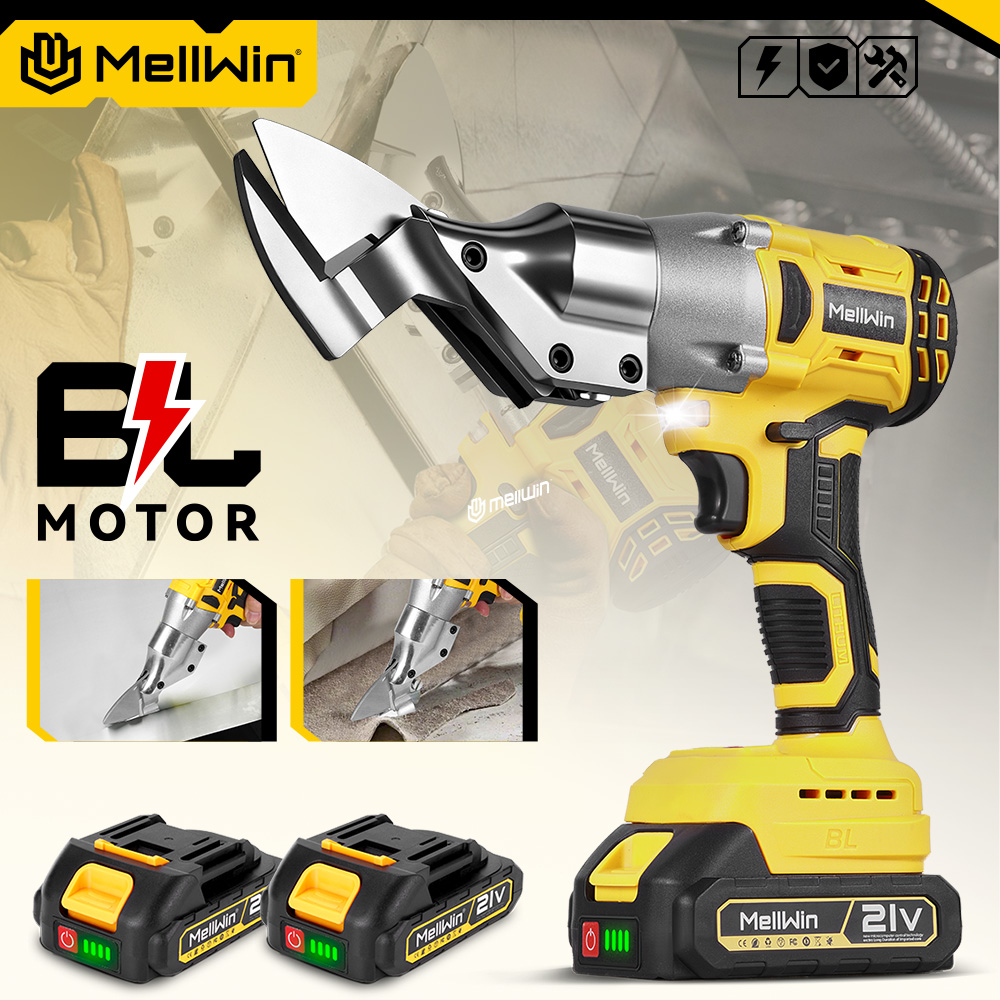 MELLWIN Bürstenlose Elektrische Schere Schnurlose Elektrische eisen blatt schere Metall Blatt Cutter Schere Werkzeug Für Makita 18V Batterie Pin
