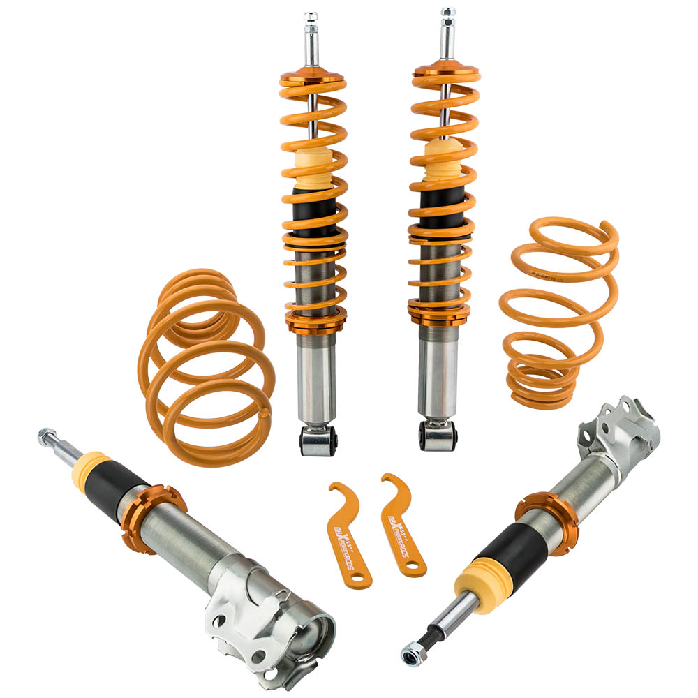 Kit de amortiguadores de suspensión ajustables, Kit de amortiguadores para SEAT IBIZA II 6K1 VW POLO MK3 6N2