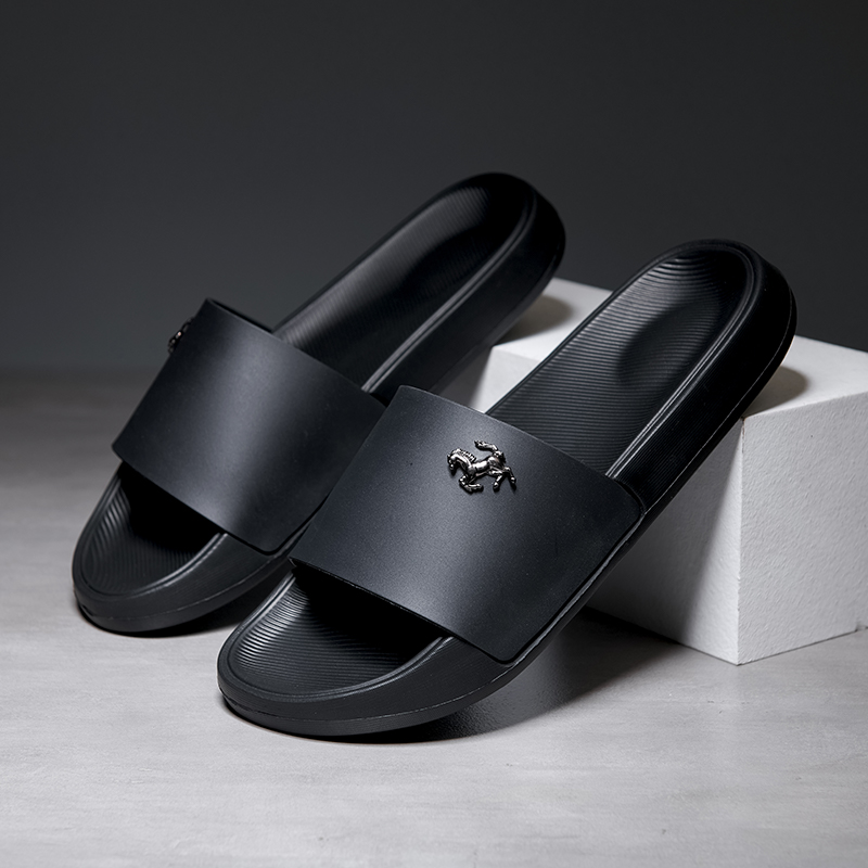 Kapcie męskie letnie antypoślizgowe sandały na co dzień platformy buty domowe kryty slajdy łazienkowe Outdoor Casual buty na plażę Flip-flop