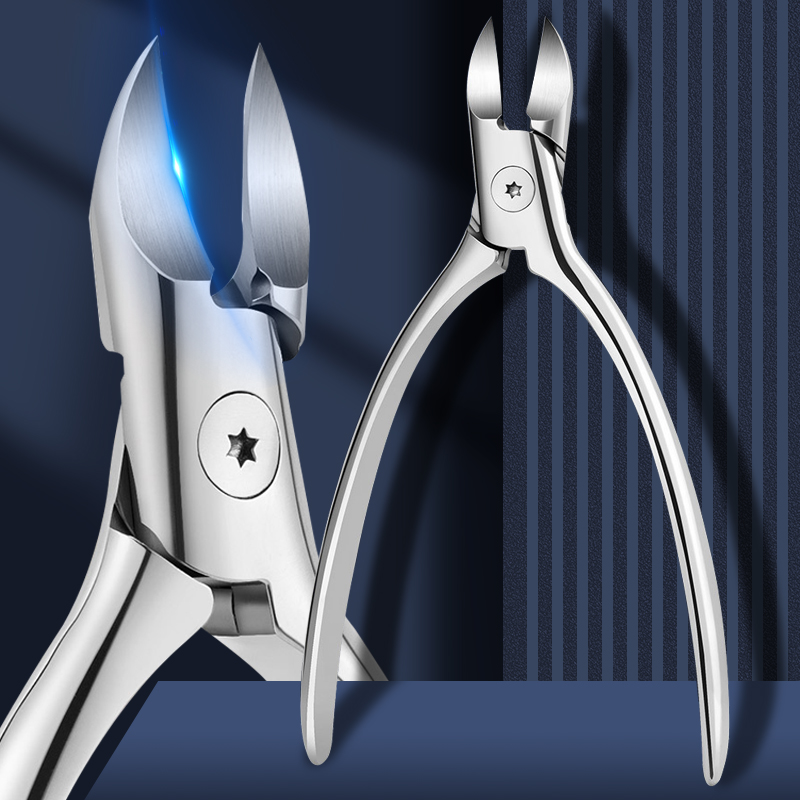Coupe-ongles épais, pince à ongles incarnés, coupe-pédicure, tondeuse à onychomycose, pince professionnelle, outil de manucure, 1 pièces