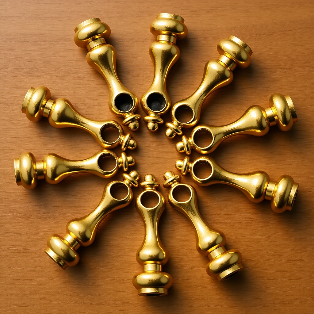 Connecteurs de garde-corps en verre métallique, 10 pièces, broches de galerie décoratives, accessoires de quincaillerie de meubles pour chariot de service d'armoire à vin