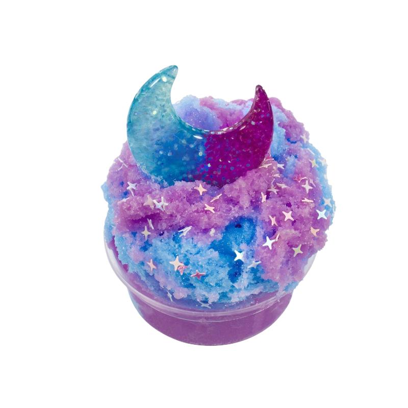 1 комплект Slime Kit, хлопковая масло, грязь, пушистая шпатлевка, цветная глиняная игрушка без осадков, 60 мл, лунная снежинка, грязь, сделай сам, декомпрессия, игровые игрушки