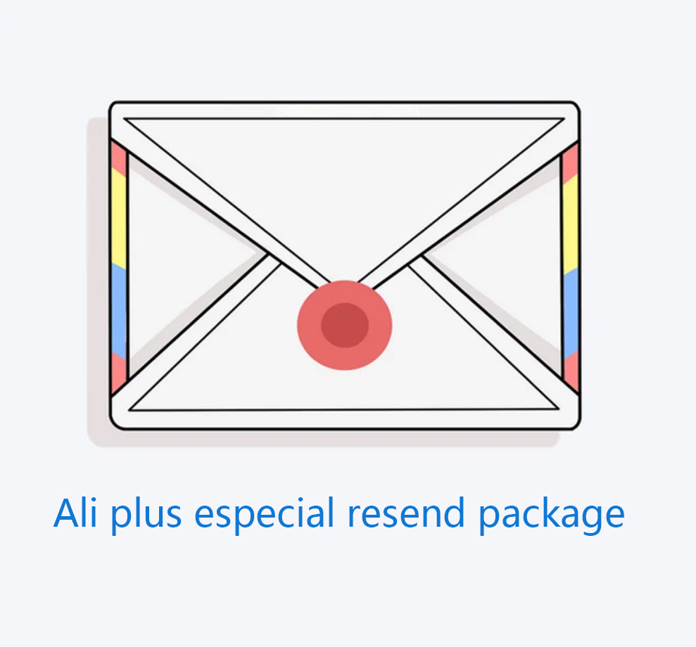Ali Co Especial Resend Package Special Link/Extra Shipping Fee/ Extra Fee/Customized Link/Re-send parcel Only/
