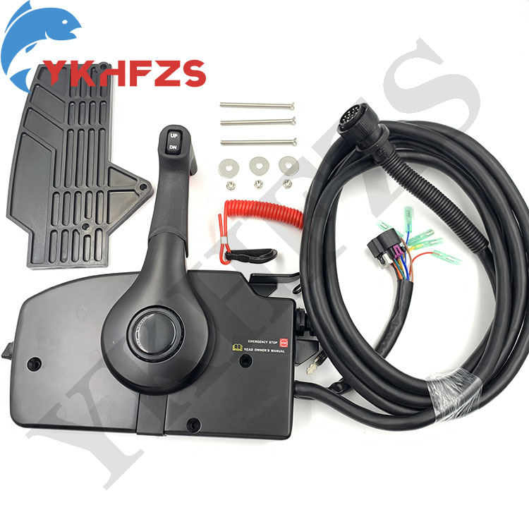 Caja de Control remoto del acelerador del motor fueraborda para Cable de 14 pines y 15 pies de montaje lateral de Mercury 881170 A13
