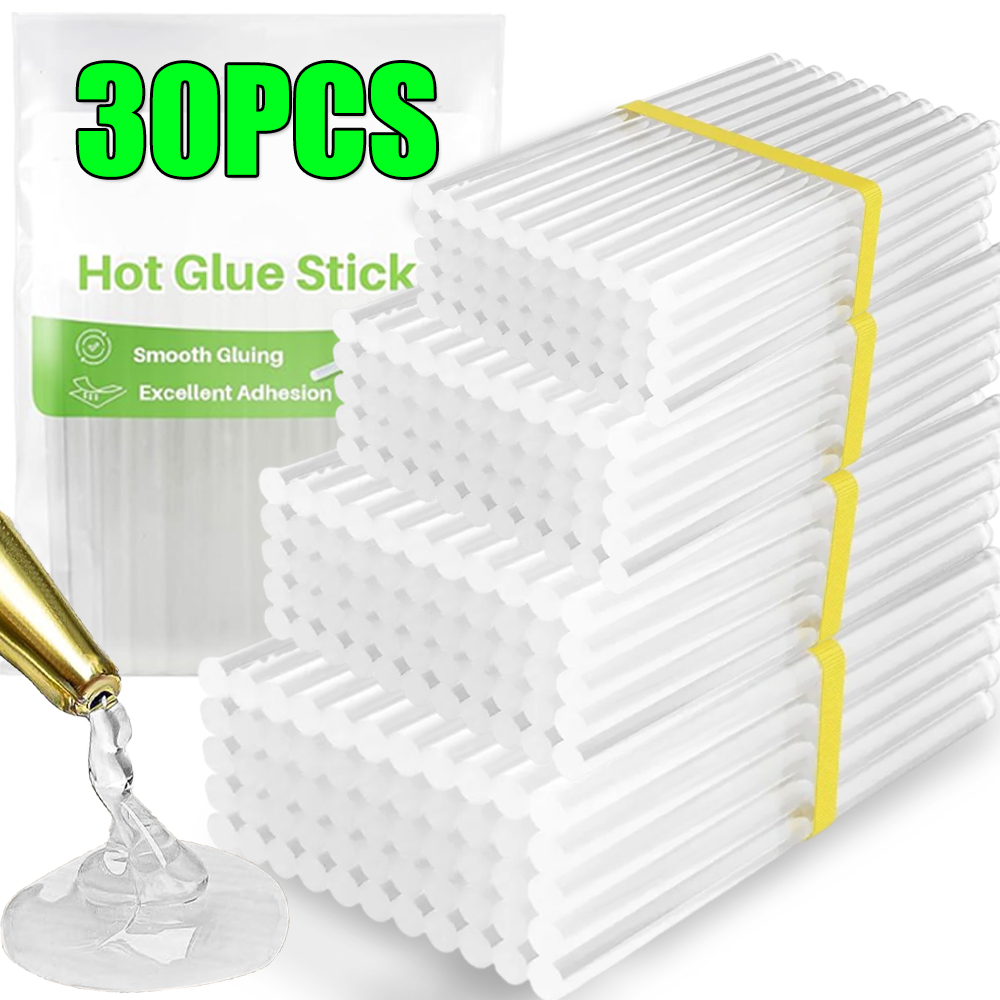 Barras de pegamento termofusible transparente de 7/11mm de ancho para pistola de calor, palo de pegamento para pistola eléctrica, adhesivo General, herramienta de reparación artesanal DIY