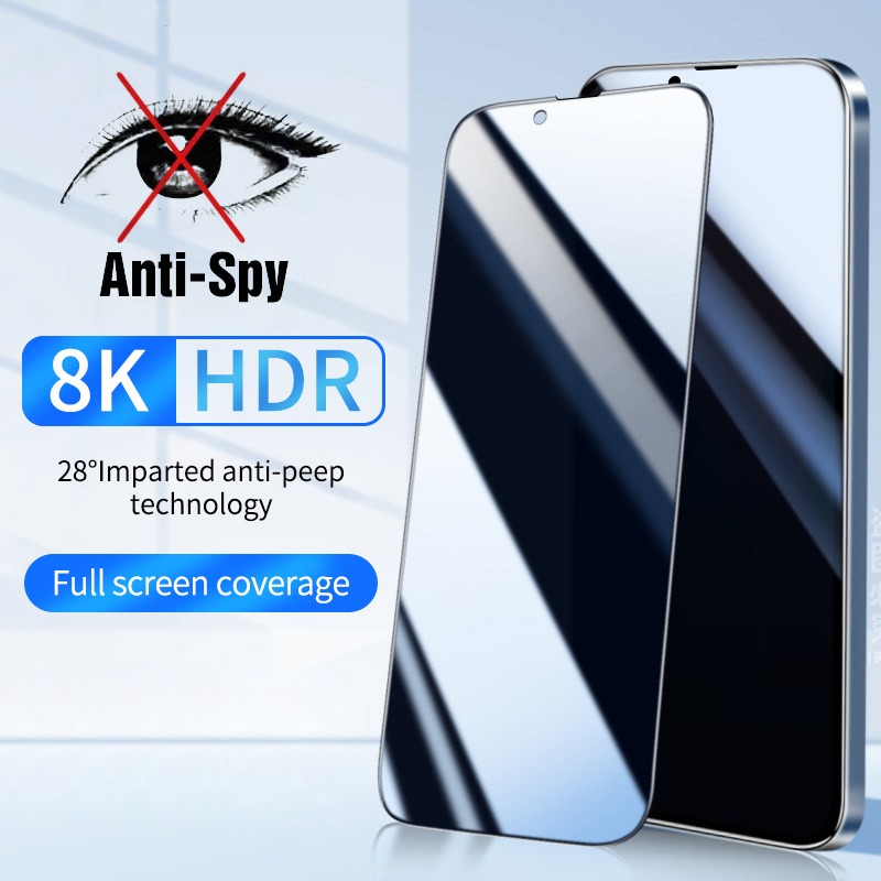 Privacy Beschermglas Voor Iphone 11 Pro Max 12 13 Mini 14 Pro X Xr Anti Spion Gehard Glas Voor Iphone 7 8 Plus Glasfilm