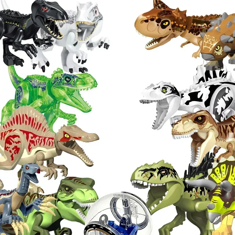 Holen Sie sich Ihre großen Dinosaurier-Bausteine – Moc-Spielzeug – Geschenke für Weihnachten/Halloween/Thanksgiving Day