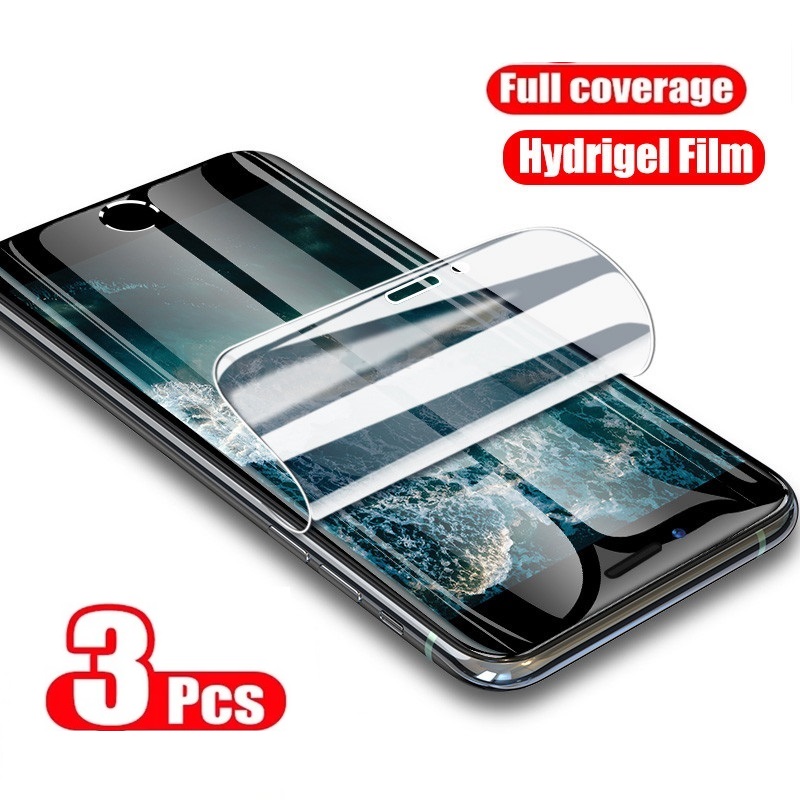 Pellicola idrogel da 3 pezzi per iPhone 6 6S 7 8 Plus Proteggi schermo per iPhone 5 5s SE
