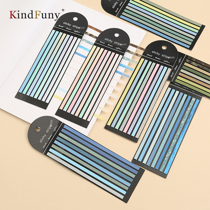 KindFuny 160 feuilles Notes autocollantes transparentes papeterie auto-adhésive Annotation pour livres bloc-Notes kан стлярия Index posté