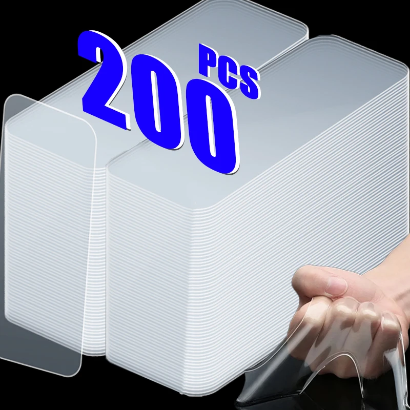 200/100/60/10PCS 양면 투명 테이프 스티커 방수 벽 스티커 홈 오피스 욕실에 대 한 나노 양면 테이프