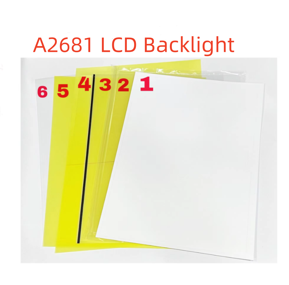 Brand NEW Originale Per MacBook Pro A2337 A2338 A2442 A2485 A2681 A2941 Retina Pannello LCD Retroilluminazione Foglio Riflettente
