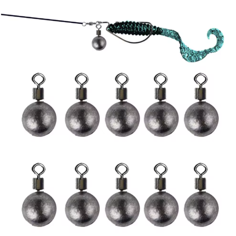 10 unids/lote pesas de pesca plomos 3,5g 5g 7g 10g 14g 20g accesorios de aparejos de pesca de carpa