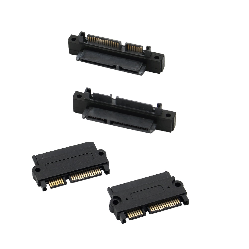 SATA 7 + 15Pin 22Pin męski na żeński konwerter portów Adapter rozszerzenia zasilania danych dla dysku twardego SATA HDD SSD