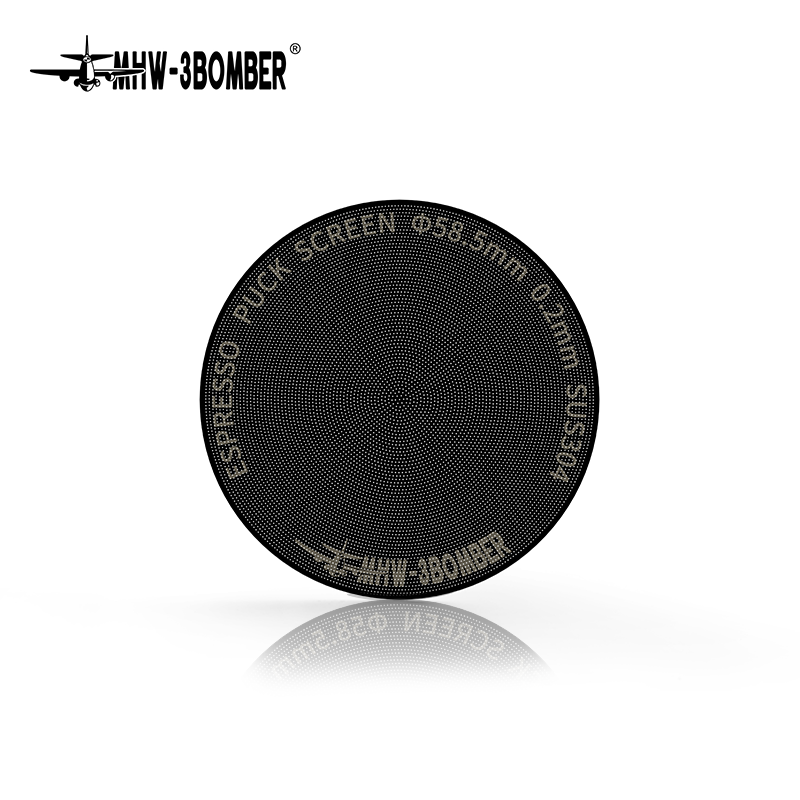 Многоразовый металлический кофейный фильтр-сетка MHW-3BOMBER 51/53/58.5 мм (0.2/0.8 мм) для кофемашин эспрессо, аксессуар для кофемашин