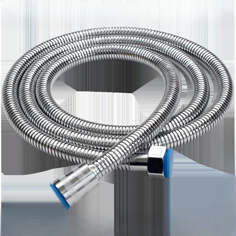 1.5M-3M 304 Stainless Steel Shower Hose High Quality Faucet Hose Flexible Shower Hose Thick Silicone Bathroom 3 Meter Shower