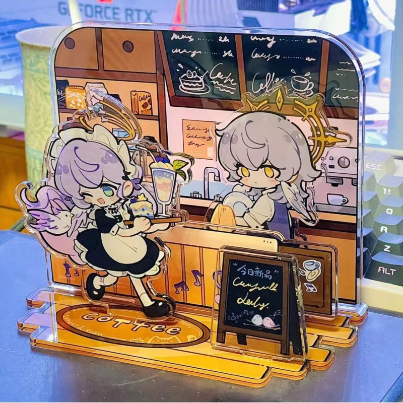 Игра Honkai Star Rail Robin Sunday, акриловая фигурка, подставка для косплея, Kawaii, кофейня, стоячая тарелка, орнамент, аксессуары, реквизит