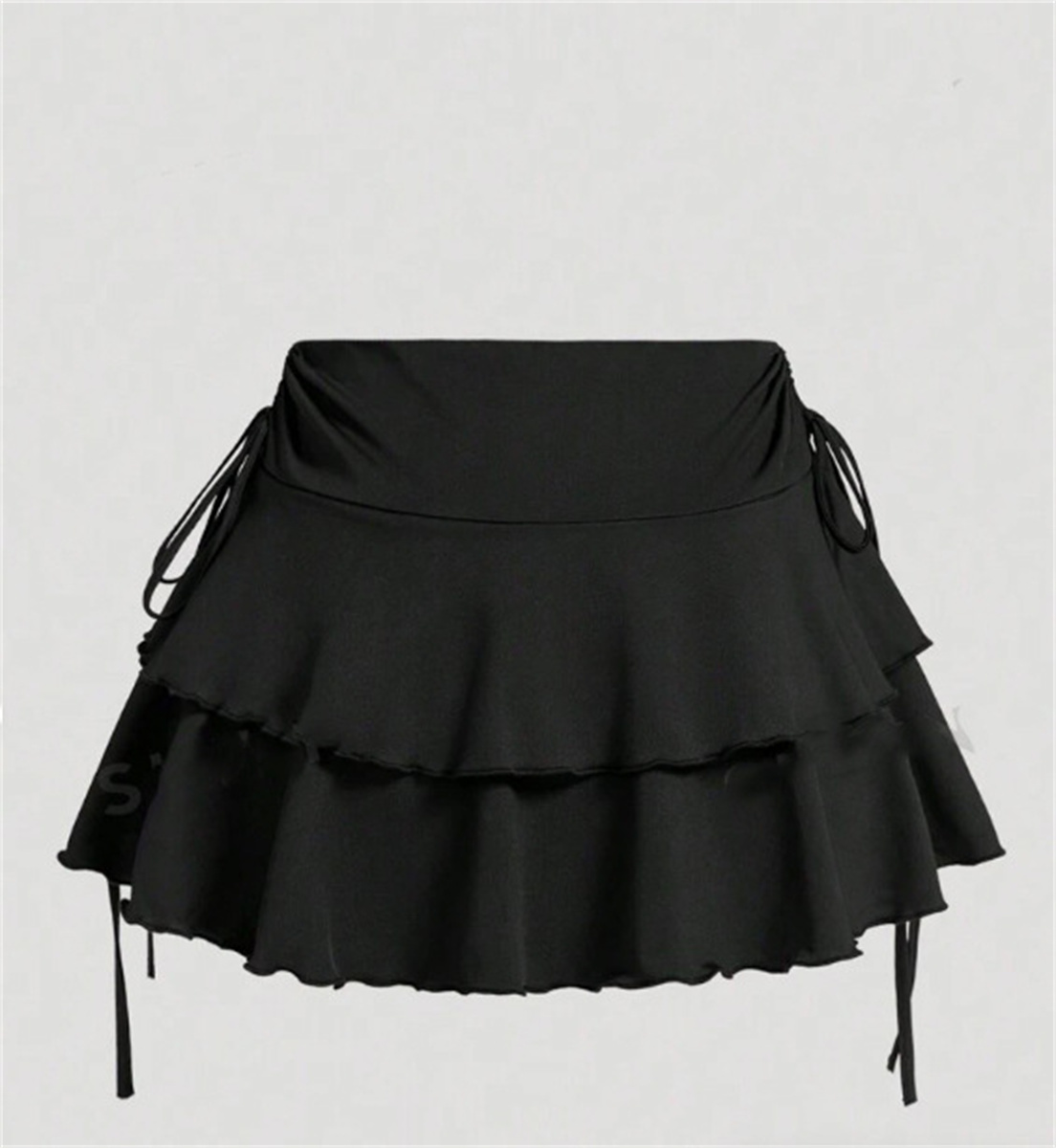2025 New Solid Color Skirt Women Summer Fashion Outdoor Versatile High Waist Slim Fit Elastic Waist Short Skirt Goods In Stock