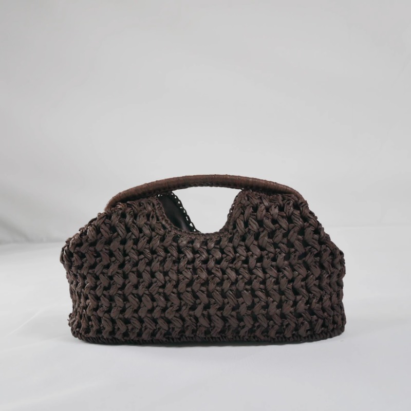 Elegante borsa da donna intrecciata a catena Borsa a tracolla in paglia Borsa da spiaggia a tracolla in rafia alla moda Nuova borsa da donna versatile estiva