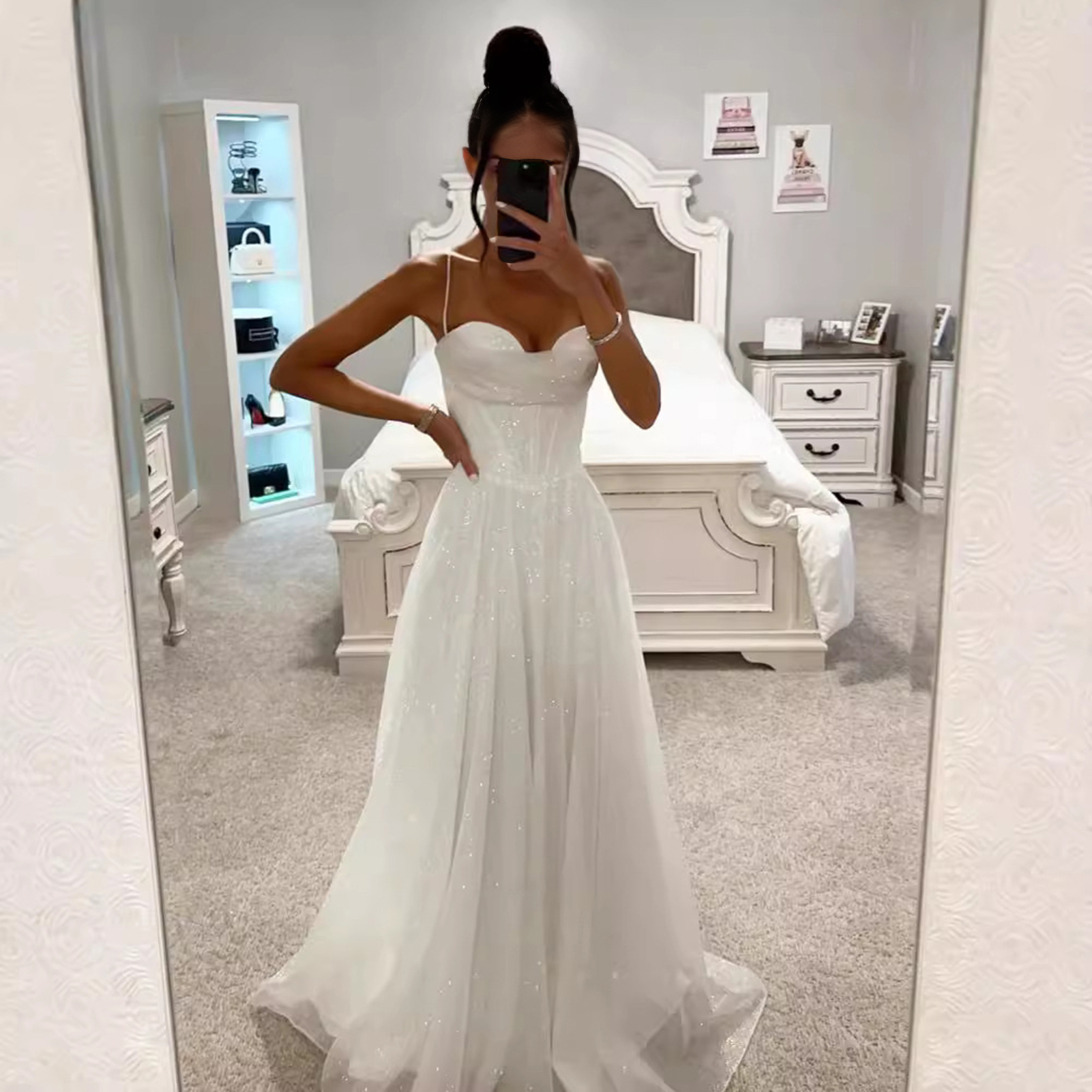 Brązująca złota duża sukienka typu swing, elegancka, wiązana na szyi towarzyska wieczorowa szata moda codzienna damska długie sukienki z szelkami