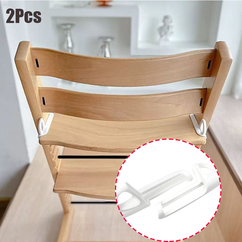 2 Stuks Baby & Peuter Eetkamerstoel Veiligheidsgesp - Groeistoel Veiligheidsgordel Haak Kinderen Eten Accessoires