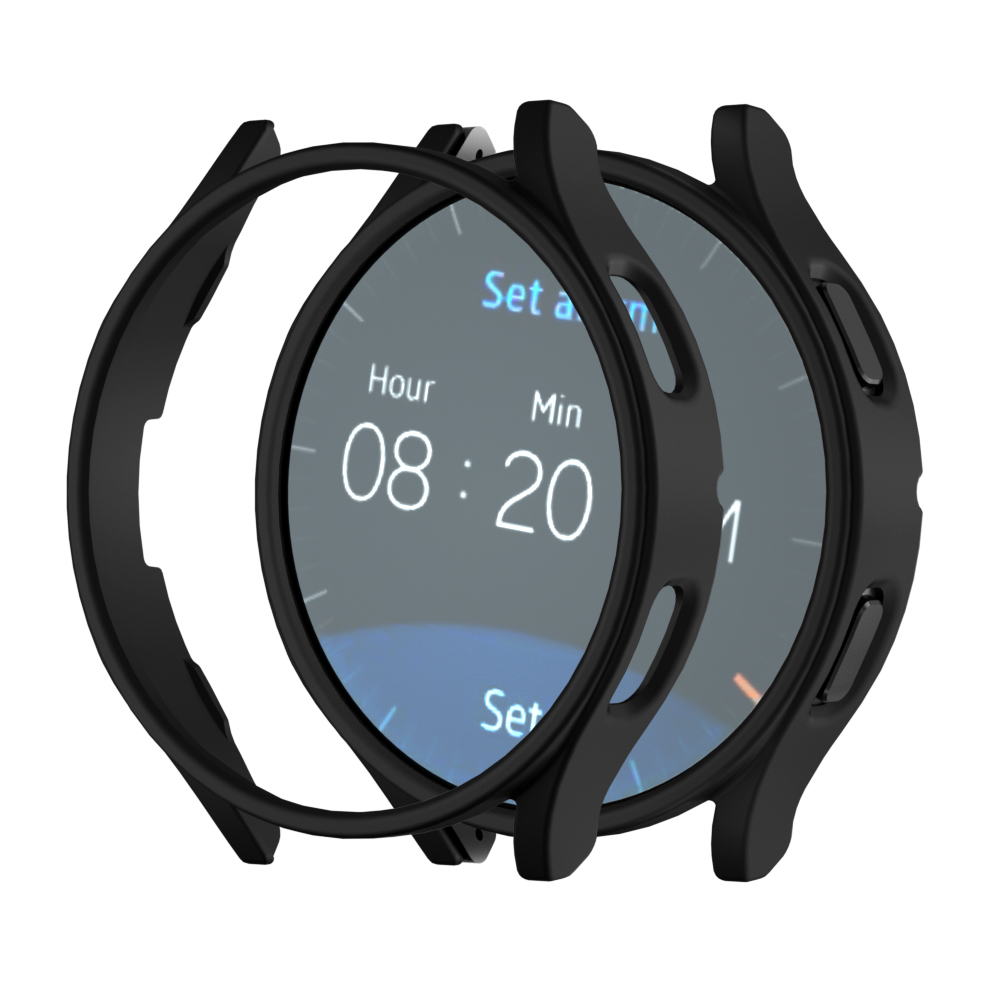 Galaxy Watch 4 5 6 40mm 44mm cubierta para Samsung Galaxy Watch5 Pro 45mm funda protectora de cobertura de plástico parachoques sin vidrio bueno