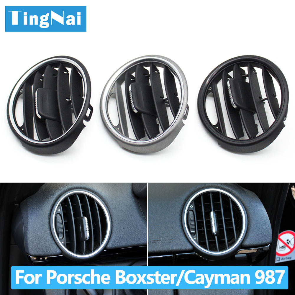 Painel dianteiro do carro ar condicionado ac ventilação grade painel de saída para porsche boxster cayman 987 2006 2007 2008 2009 2010-2012