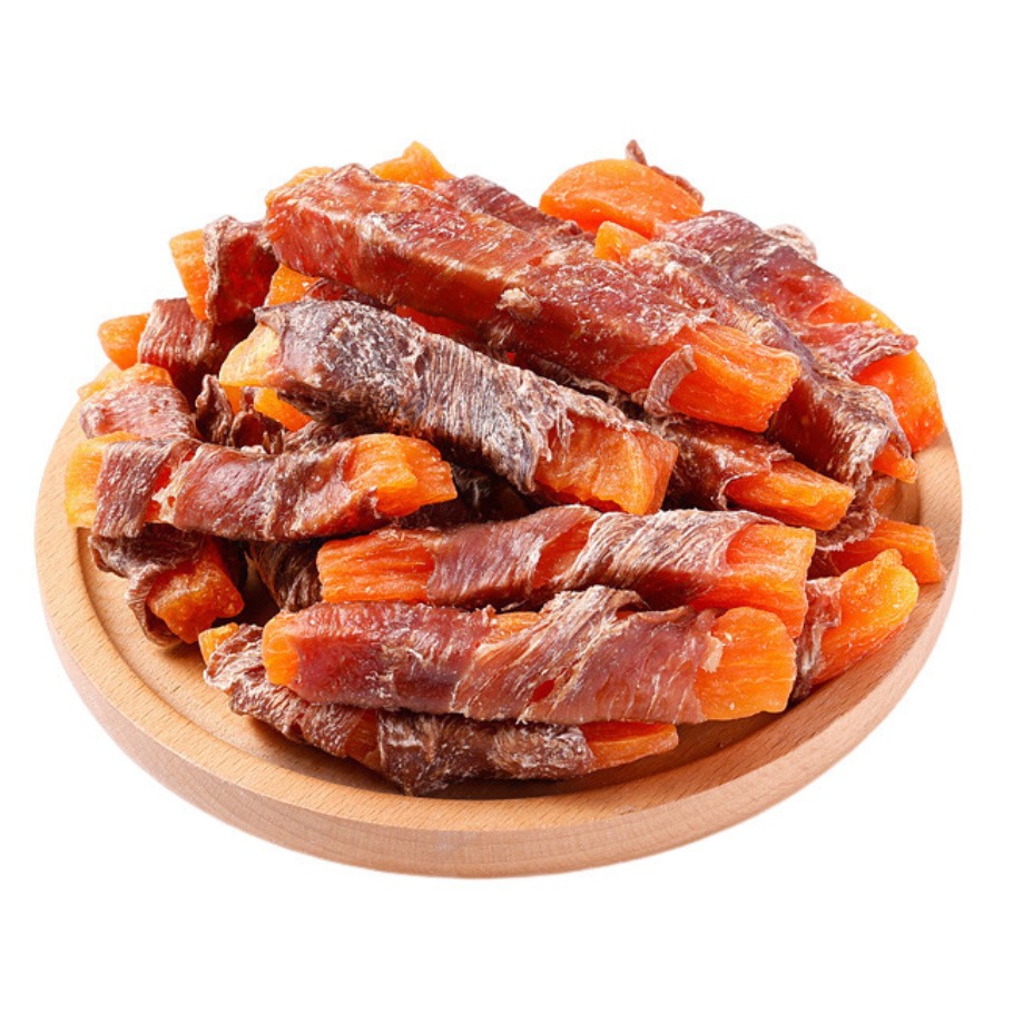 Golosinas para perros de 200g/400g (7,05 oz/14,1 oz), para perros pequeños, medianos y grandes, patata dulce de pato, saludable, de fácil digestión