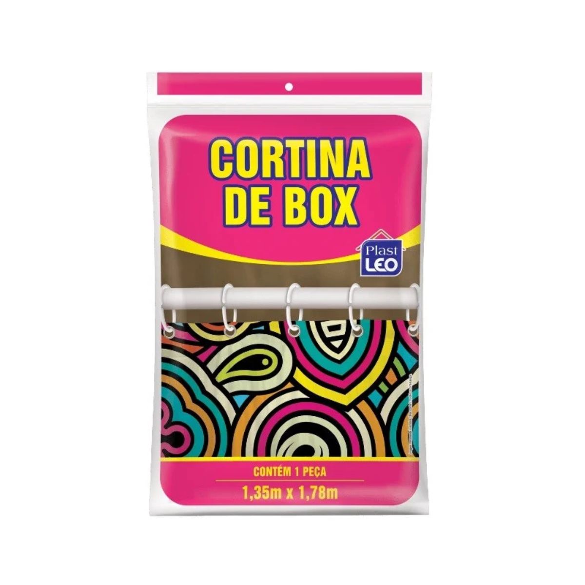 CURTAIN TO BOX ESTAMPED 1,35X1,78 M PLASTLEO