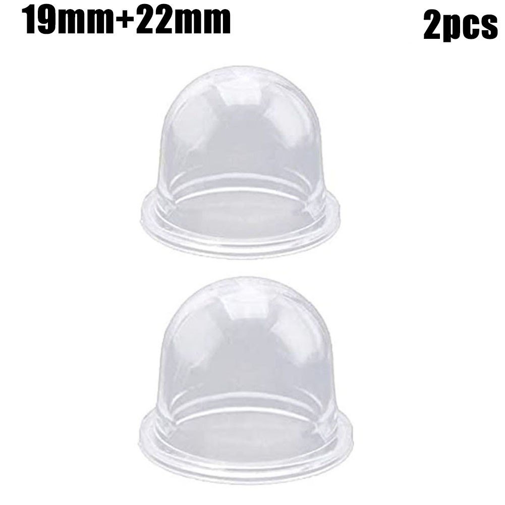 Juego de bombillas de cebado de combustible, 2 uds., 19/22mm, tapa de bombilla de cebado de carburador, repuestos de carburador para motosierras, soplador, recortador, desbrozadora, reemplazo