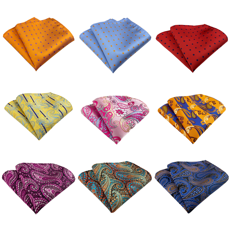 Marke Taschentuch Mann Floral Paisley Gestreiften Fit Formale Party Einstecktuch Hanky Brust Handtuch Anzug Zubehör Männer Krawatte