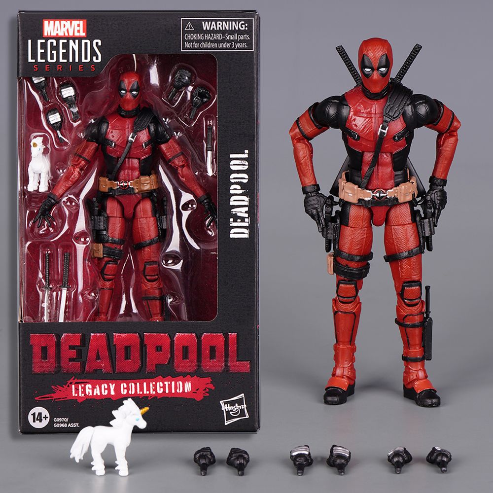 Figura Deadpool X-Men da Série Legend, Modelos com Mobilidade Articulada, Figura de Ação Wade Winston Wilson, Coleção de Brinquedos Decorativos