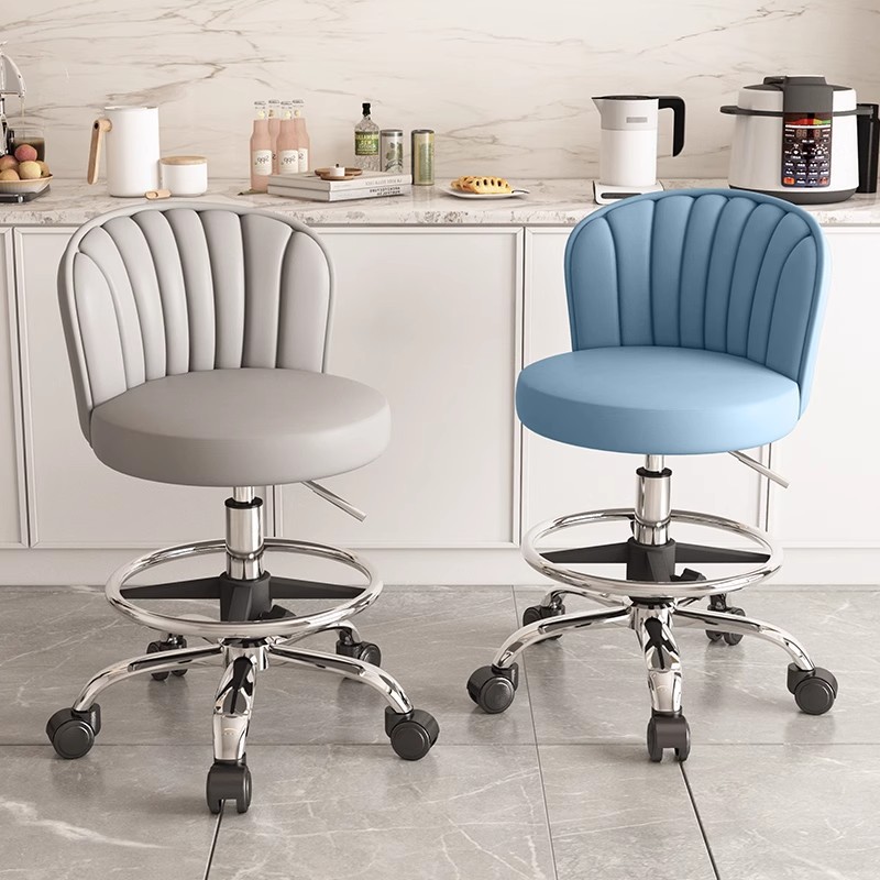 Haushaltswaren Küchenstuhl Schalenstuhl Hochhocker Universeller Rollliftstuhl Vorderkasseiten Barstuhl mit Rollen