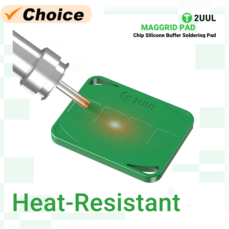 2UUL BH15 MagGrid Pad Chip Silikon Puffer Löten Pad für Handy Reparatur Hitzebeständige Gebogene CPU IC Schweißen Matte