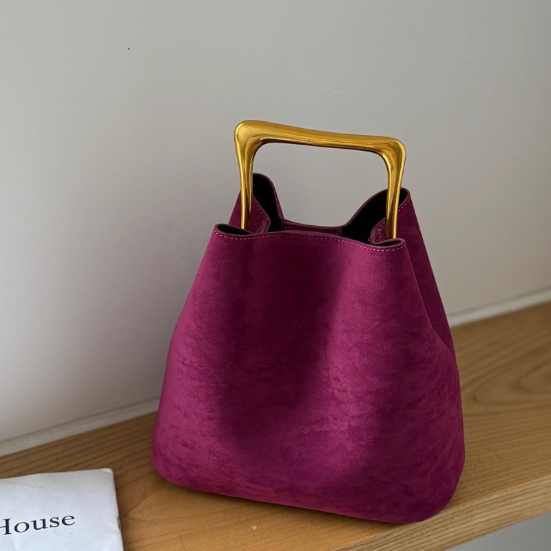 Borse di Lusso per Donne, Elegante Clutch in Velluto per Matrimoni e Feste, Borsa a Spalla alla Moda con Manico in Metallo, Nuova Collezione Primavera-Estate