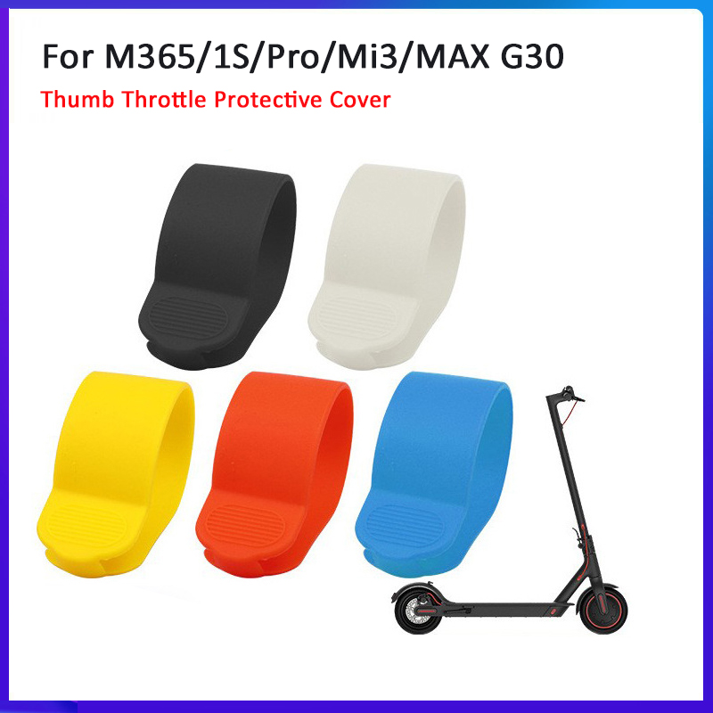ไฟฟ้าสกู๊ตเตอร์Thumbคันเร่งสําหรับXiaomi M365/Pro/1S/MI3/MI4 สําหรับNinebot ES1 ES2 ES4/MAX G30 ซิลิโคน