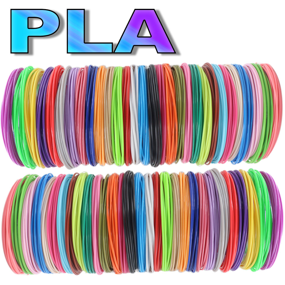 Нить PLA для 3D-ручки, 10/20/30, диаметр цветов, 1,75 мм, 200 м, безопасный пластиковый стержень без запаха для 3D-детей, ручка для печати
