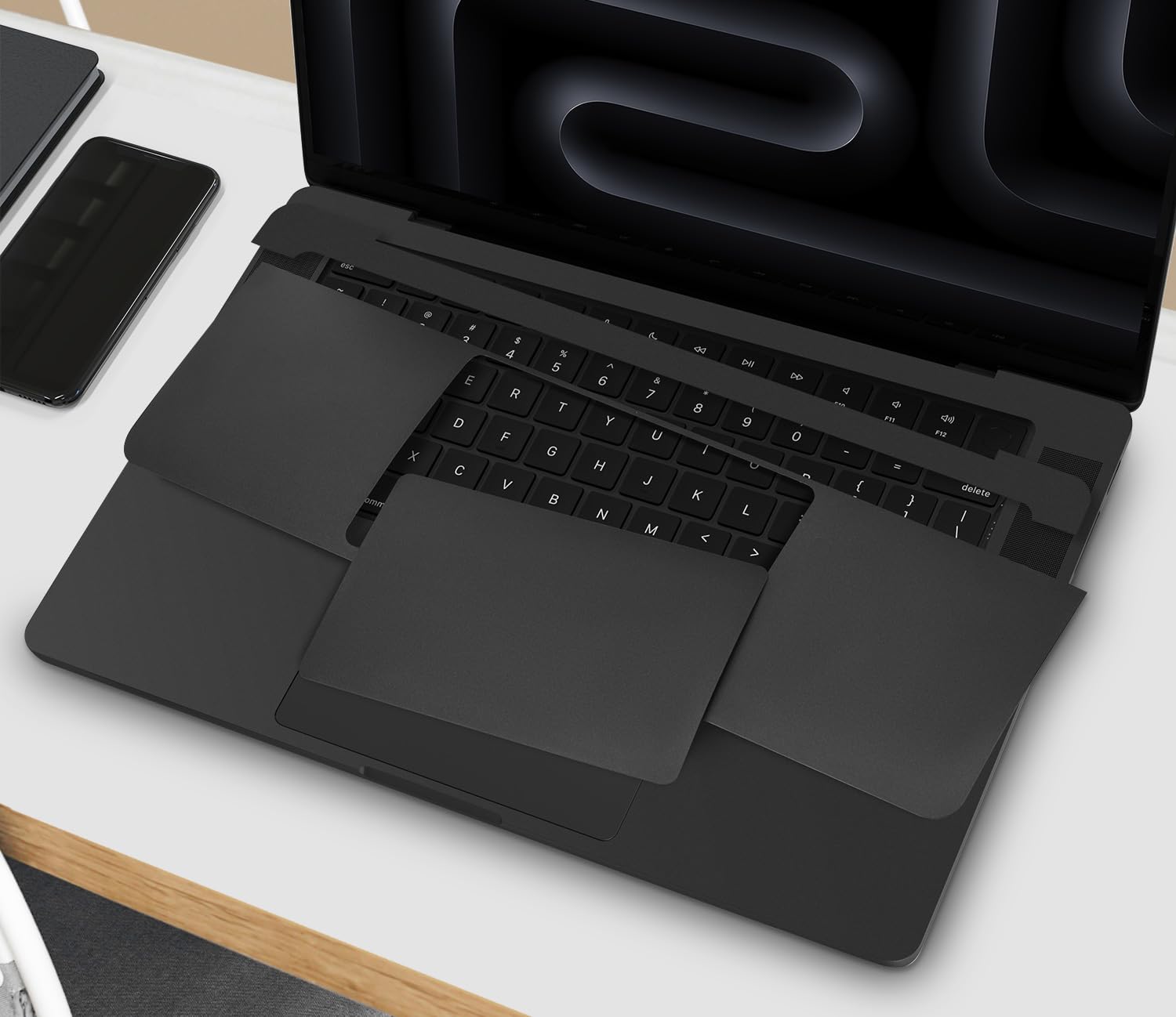 Naklejki ochronne na podkładkę pod nadgarstki, winylowe, 2026 M4 M3 M2 M1 Pro/Max do MacBook Pro 14 cali M5 A3426 A3434, odporne na zarysowania.